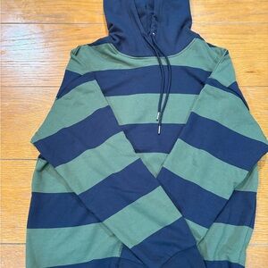 Target Green and Blue Color-Block Sweatshirt